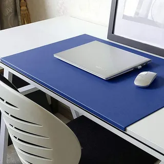 Schreibtischunterlage mit Kantenschutz Auflage, 120 x 60 cm, rutschfest, wasserdicht, luxuriös weichem Leder