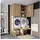 roomart S3 Waschmaschinenschrank 134 cm Braun