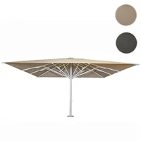 Mendler Gastronomie-Luxus-Sonnenschirm HWC-D20b, XXL-Schirm Marktschirm, 5x5m (√ò7,2m) Polyester/Alu 87kg
