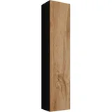 Mirjan24 Vitrine Vigo 40 x 180 x 30 cm Schwarz Matt / Wotan