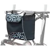 Eschenbach Rollator Tasche mit Magnetverschluss Ornament Schwarz