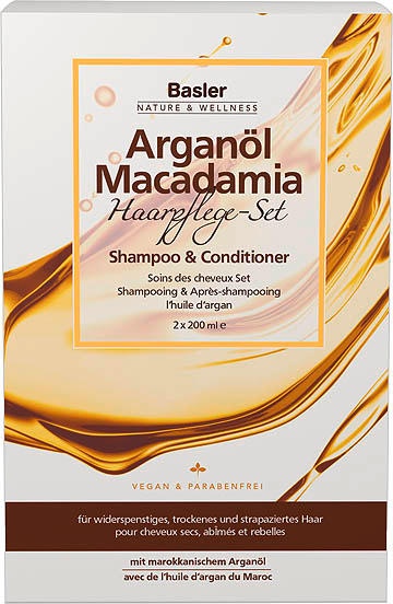 Basler Arganöl Macadamia Haarpflege-Set
