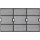 OEM Grillrost 43 x 24 cm Gusseisen Schwarz