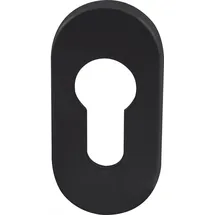 N/H Zylinderrosette PZ oval schwarz