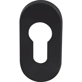 N/H Zylinderrosette PZ oval schwarz