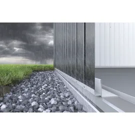 Biohort SmartBase Plus-Fundament für Gartenhaus Europa 7 294 x 294 cm Silber