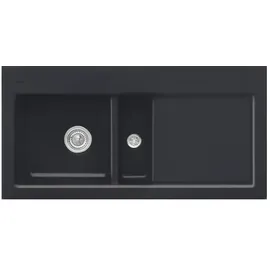 Villeroy & Boch Subway 60 links Ebony + Handbetätigung + Lochbohrungen