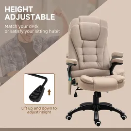 Vinsetto Massagestuhl-67B x 74T x 107-116H cm-Braun | Gr.: onesize