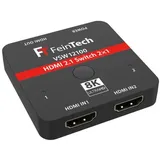 FeinTech VSW12100 HDMI 2.1 Switch 2 in 1 Out 4K 120Hz 8K 60Hz 48Gbps für Xbox PS5
