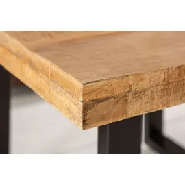 invicta interior gmbh & co. kg Couchtisch IRON CRAFT Braun Mangoholz 60 x 45 x 60 cm