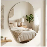 Songmics Wandspiegel 60 x 45 cm Transparent