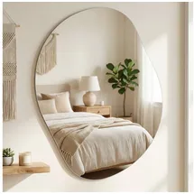 Songmics Wandspiegel 60 x 45 cm Transparent