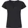Protest Mondays Kurzarm-t-shirt Mit V-ausschnitt - True Black - XS