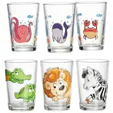 Ritzenhoff & Breker Meeres- und Zootiere Kindergläser 6er Set Gläser 6 ct