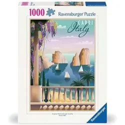 RAVENSBURGER 12001209 Puzzle 1000 Teile Postkarte aus Capri