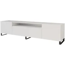 altdecor ELIO Lowboard 200 cm Weiß Holz