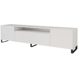 altdecor ELIO Lowboard 200 cm Weiß Holz