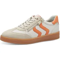 Marco Tozzi Schnürer Damen Weite E Beige/Orange 38