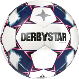 derbystar Tempo APS V22 Fußball Weiss Blau Pink 5