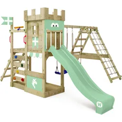 Spielturm DragonFlyer mit Schaukel & pastellgrüner Rutsche One Size