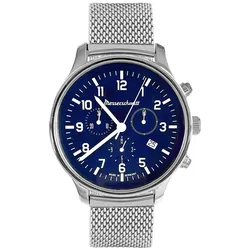 Messerschmitt ME42CH-M Herren-Fliegeruhr Chronograph Mesh-Band