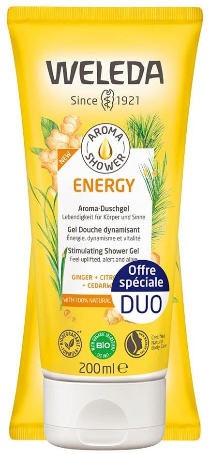 Weleda Aroma Shower Energy Duschgel, 2 x 200 ml