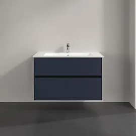 Villeroy & Boch Waschtischunterschrank 2 Auszüge 96,1 x 61 x 48 cm Marine Blue