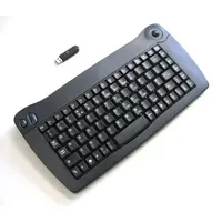 Wireless Funk-Tastatur mit Mausstick (10m Reichweite) [ES-Layout] *Neues Design*