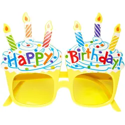 Farbenfrohe Happy Birthday Party Brille 14cm - OS