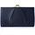 Swankyswans Mira Clutch Satin Blue