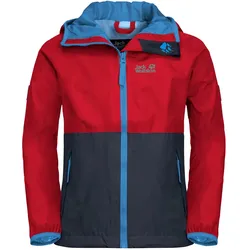 Jack Wolfskin Regenjacke Rainy (wind- und wasserdicht) rot Jugendliche
