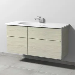 Sanipa Waschtischunterschrank „3way“ in White-Oak,