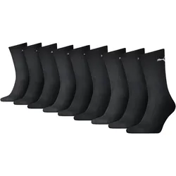 Sportsocken PUMA, Damen, Gr. 35-38, schwarz, Baumwollmischung, Polyester, Polyamid, Elasthan, bedruckt, elastisch, Socken, Tennissocken, atmungsaktiv, feuchtigkeitsregulierend