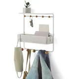 Umbra Estique Regal mit 10 Haken, weiß