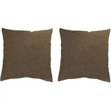 HOME WOHNIDEEN LUCIO 40 x 40 cm Braun