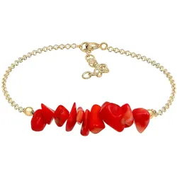 Elli Erbskette Bunt Kugeln Trend 925 Sterling Silber Armbänder & Armreife   Damen 