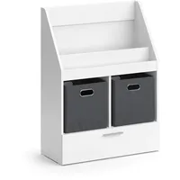 Vicco Bücherregal Luigi 72 x 96,2 x 31,2 cm Weiß