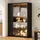 modfu Vitrine 110 x 35 x 160 cm Schwarz