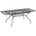 vidaXL Ausziehbarer Mesh Esstisch 212 x 90 x 76 cm Anthrazit