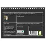 Calvendo Sinnliche Verführung - Erotische Eleganz zwischen Licht und Wasser (Tischkalender 2026 DIN A5 quer), CALVENDO Monatskalender