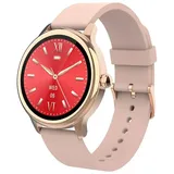 dcu advance tecnologic Sophie BT 40 mm Kunststoffgehäuse gold Silikonarmband gold One Size