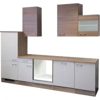 Flex-Well Küchenzeile Samoa 280 cm weiß