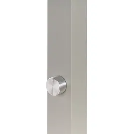 Beliani LED Schreibtischlampe klemmbar VOLANS mit Dimmer Metall Silber