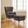 Home Affaire "Sallito, TV-Sessel, Ohrensessel mit", grau (anthrazit), B:76cm H:109cm T:85cm, Struktur Hahnentritt (67% Polypropylen, 33% Polyester);Samtoptik (100% Polyester);Fellimitat (100% Polyester);Samtcord (92% Polyester, 8% Polyamid);Struktur (100%