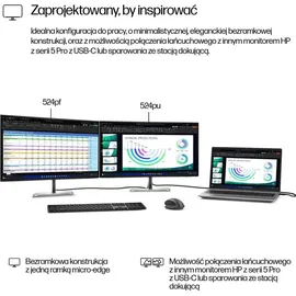 HP Series 5 Pro 524pf 24" schwarz