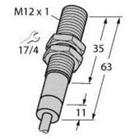 Turck Sensor induktiv Bi2-EM12D-AP6/S120
