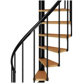DOLLE Spindeltreppe Calgary 244,8-280,8 cm Holz/Metall