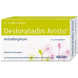 Desloratadin Aristo 5mg  Antihistaminikum 100 St