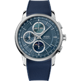 Mido Baroncelli Moonphase Chronograph M027.625.17.041.00 Sonderangebot - hellblau satiniert,blau - 42mm