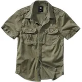 Brandit Textil Vintage Kurzarmhemd Olive M